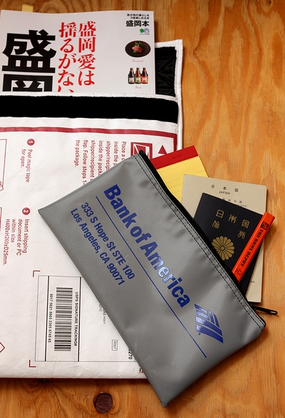 バンクオブアメリカポーチ アメリカ銀行ポーチ　デポジットバッグ　パスポートケース アメリカ雑貨屋サンブリッヂ