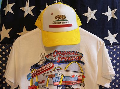 カリフォルニアキャップ　カリフォルニアメッシュ帽子　サマーキャップ　アメリカン帽子通販　アメリカ雑貨屋　サンブリッヂ