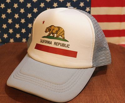 カリフォルニアキャップ　カリフォルニアメッシュ帽子　サマーキャップ　アメリカン帽子通販　アメリカ雑貨屋　サンブリッヂ