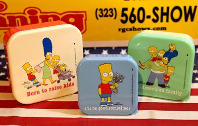 シンプソンズランチボックス3個セット 弁当箱 タッパー 電子レンジok The Simpsons