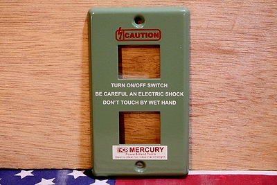マーキュリーコンセントカバー　スイッチカバー　MERCURY　アメリカ雑貨屋　サンブリッヂ