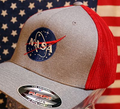 NASAメッシュキャップ　アメリカサイエンスセンター帽子　アメリカキャップ通販　アメリカ雑貨屋　サンブリッヂ