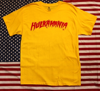 WWE　Tシャツ　ハルクモーガン　ハルクマニア　Hulkamania　アメリカ雑貨屋　サンブリッヂ 岩手雑貨 プロレス商品