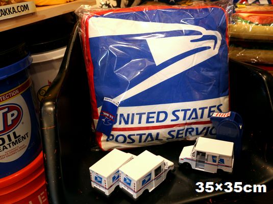 USPS クッション アメリカ郵便局 枕　アメリカ アメリカ雑貨 アメリカ雑貨通販　 通販商品