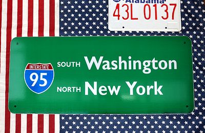 ニューヨーク道路看板 ニューヨーク看板 ロードサイン アメリカ道路標識 米国交通局公認