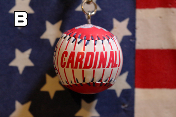 アメリカ雑貨屋サンブリッヂ　MLB　キーホルダー　野球　カージナルス