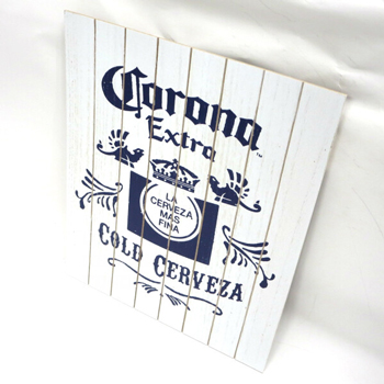 アメリカ雑貨屋サンブリッヂ　コロナビール　木製看板　ウッドサイン　CORONA EXTRA