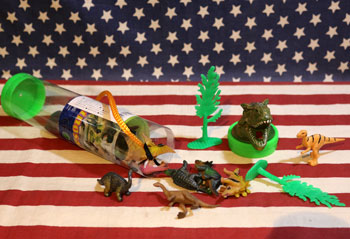アメリカ雑貨屋サンブリッヂ　恐竜　ミニフィギュア　15個セット　おもちゃ
